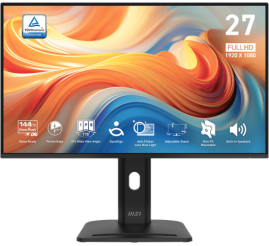 Slika izdelka: Zaslon MSI PRO MP275PG E14 / 27" / FHD / IPS / 144Hz / 1ms (MPRT) / črn