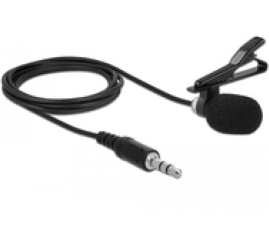 Slika izdelka: Žični mikrofon jack 3,5mm Delock kravatni (66279)