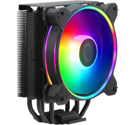 Slika izdelka: Zračni hladilnik Cooler Master Hyper 212 Halo - 120mm 27 dB 154mm RGB črna (RR-S4KK-20PA-R1) 