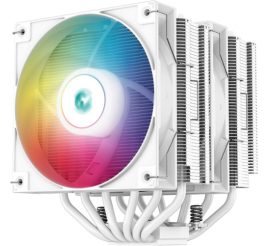 Slika izdelka: Zračni hladilnik DeepCool AG620 WH - 120mm 29,5 dB 157mm ARGB bela (R-AG620-WHANMN-G-2)