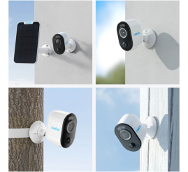 Slika izdelka: Zunanja nadzorna kamera Reolink 2880x1620 WiFi baterija/solarno napajanje mikrofon in zvočnik (Argus Series B330+SP)