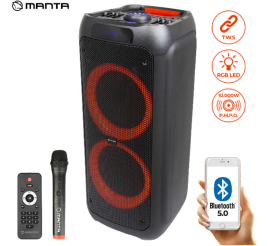 Slika izdelka: Zvočnik bluetooth Manta SPK5310 PRO + mikrofon 120W - (črna)