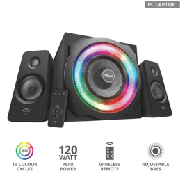 Slika izdelka: Zvočnik Trust Tytan GXT 629 60W 2.1 (črna)